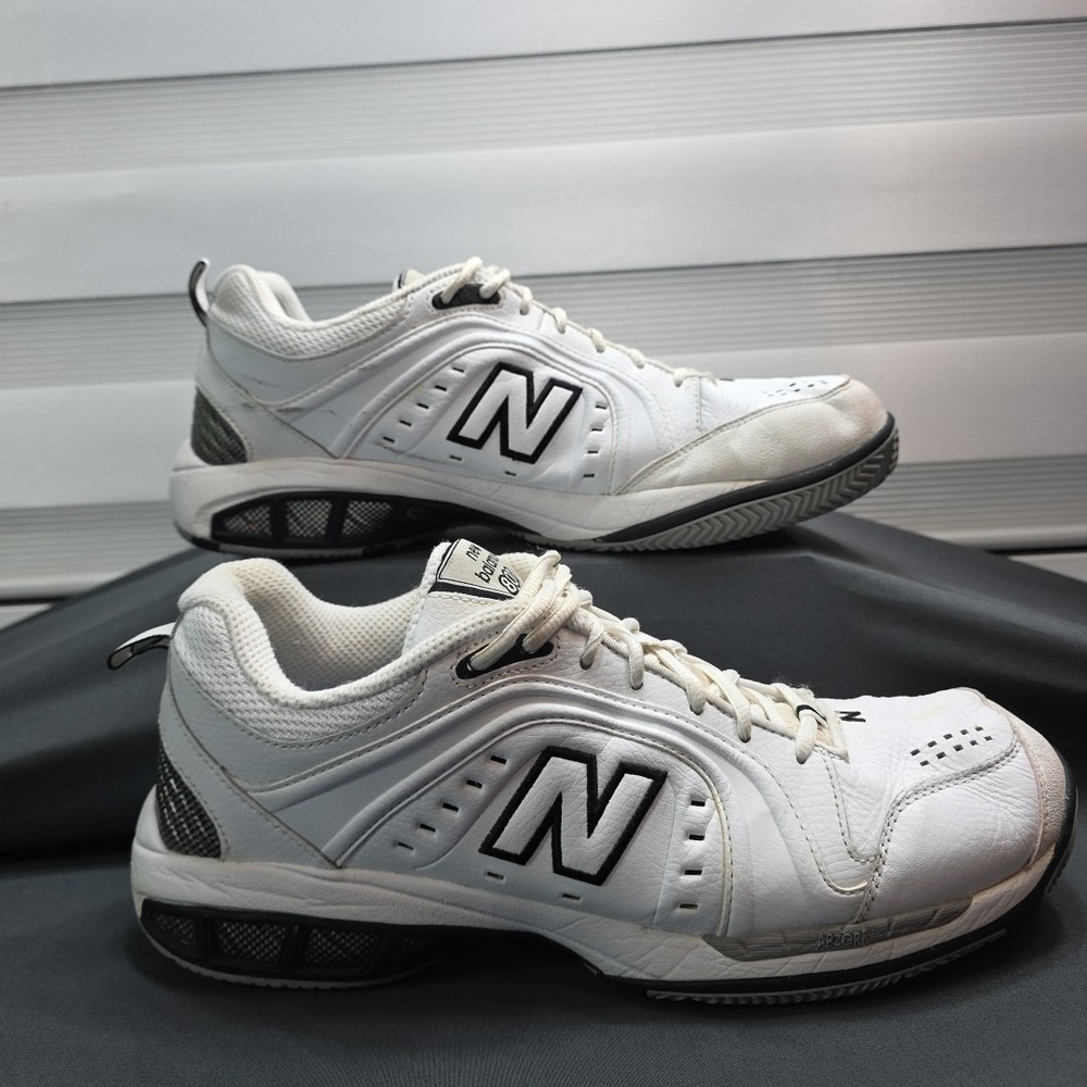 New Balance 803 White Low Mens Shoes MC803W Size 13D Lightning Dry White Carbon